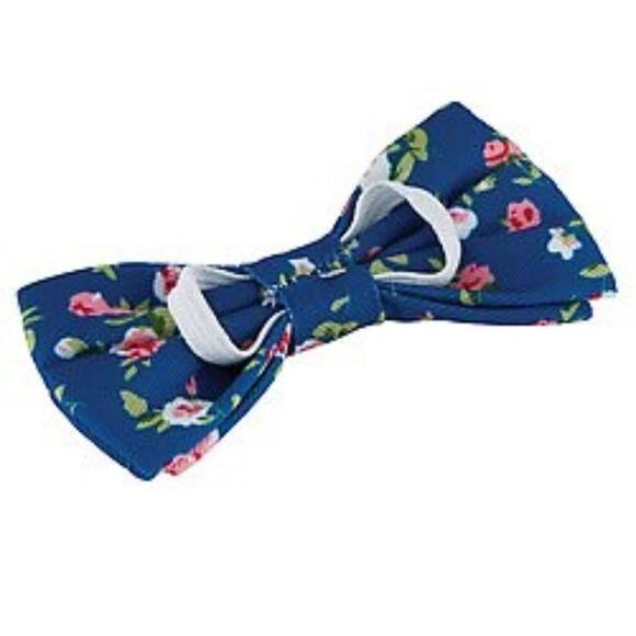 ❤️NWT❤️Pet Bow Ties - Blue Floral - Picture 2 of 3